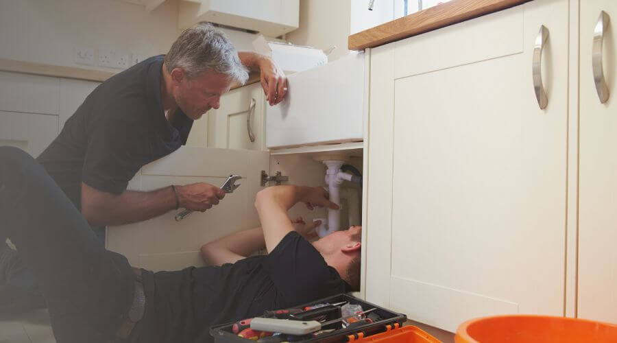 Professional burst pipe repair services in New Leipzig, ND
